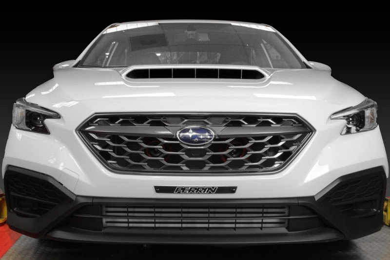 Subaru WRX License Plate Delete - Perrin Performance - Black - `22-`25